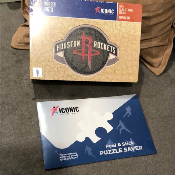 Houston Rockets Wooden Puzzle